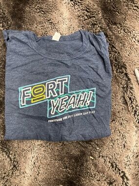 Navy Graphic 'Fort Yeah!' Short-Sleeve Tee